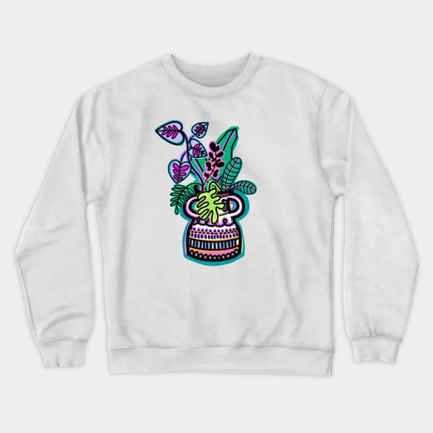 Planta Crewneck Sweatshirt by ANDREASILVESTRI